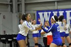 Volleyball vs Emerson  Wheaton College Women's Volleyball vs Emerson College. - Photo by Keith Nordstrom : Wheaton, Volleyball, VB2019